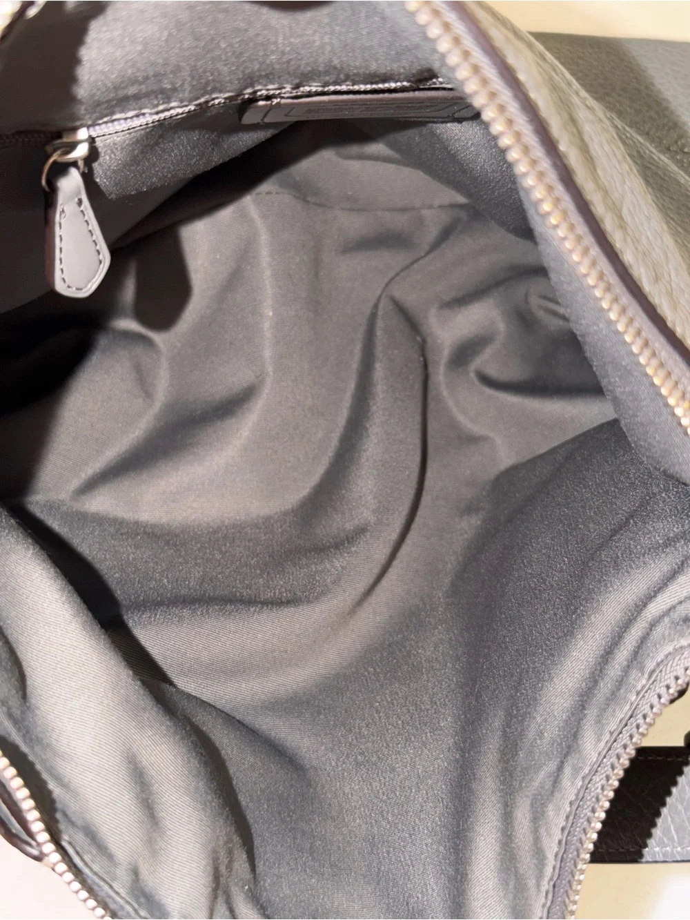 Coach F79995 Marlon Hobo Heather Gray Leather/Suede 2/Way Shoulder Bag